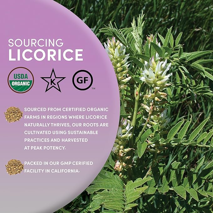 Worldwide Botanicals Organic Licorice Root – 8 oz – 100% Glycyrrhiza glabra –Palo Dulce, Regaliz – Cut & Sift, Naturally Sweet and Soothing, Harmonizing Tea – 8 ounces