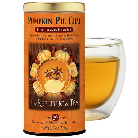 The Republic of Tea Pumpkin Pie Chai Herbal Tea