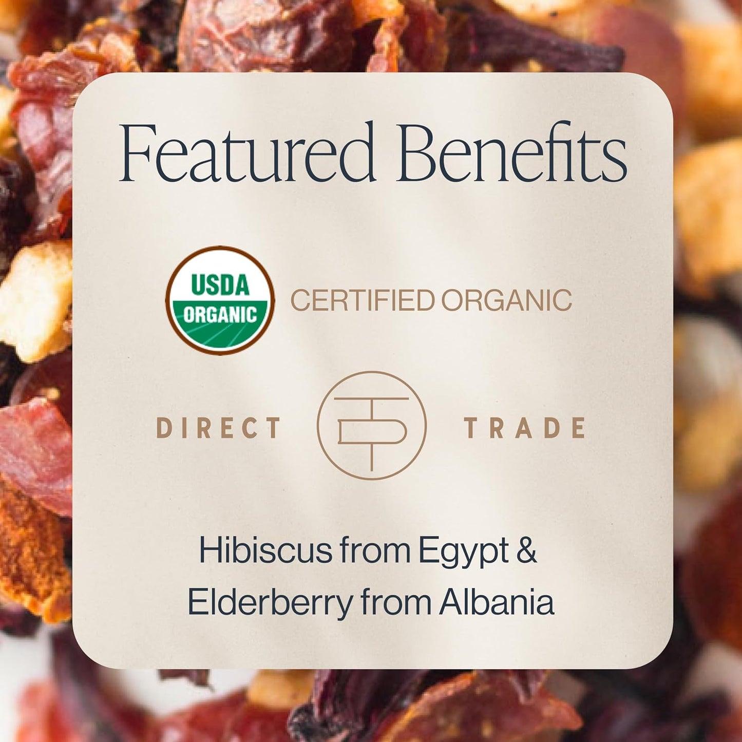 Rishi Tea Hibiscus Berry Organic Herbal Loose Leaf Tea, Caffeine Free, 4oz | Antioxidant Rich, Naturally Sweet Botanical Tea Blend, Enjoy Hot or Iced, Sustainable, 10+ Servings