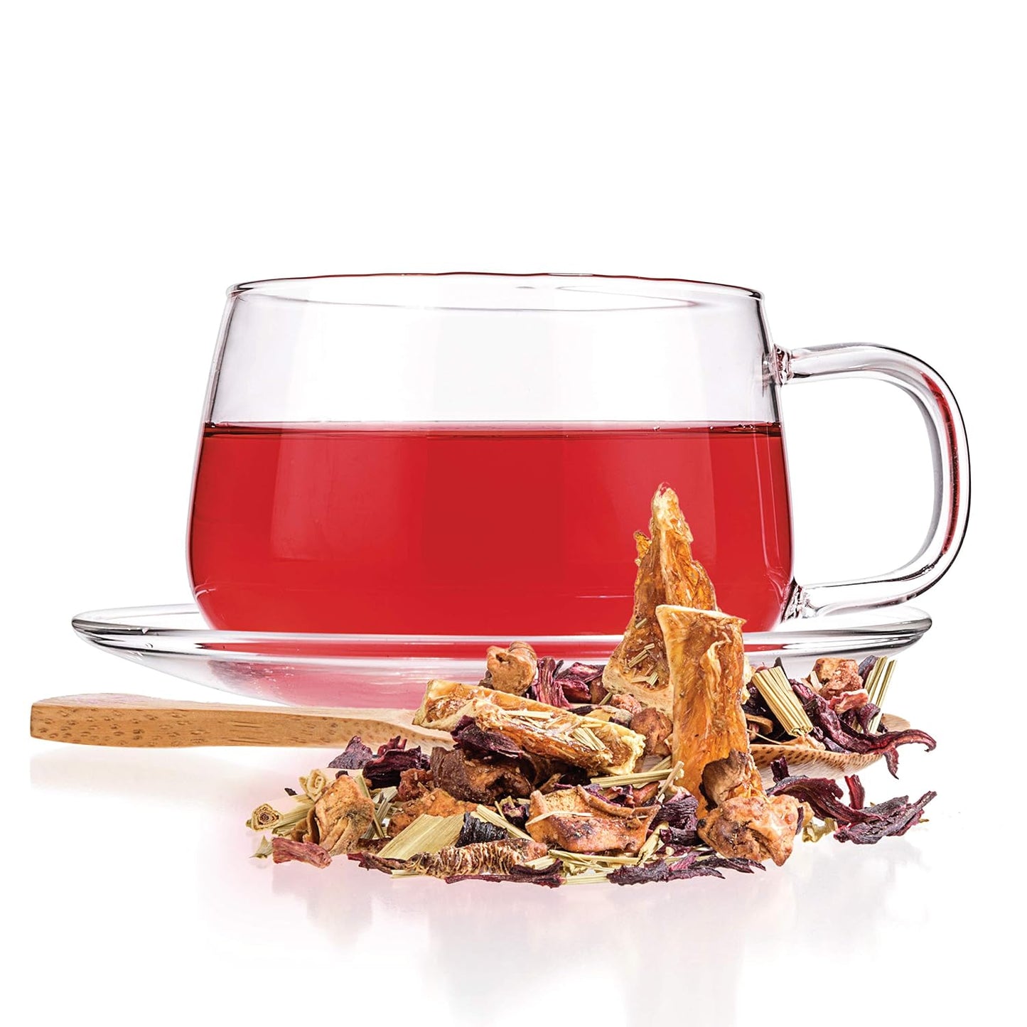 Tealyra - Strawberry Orange Sunrise - Hibiscus Strawberry Lemongrass - Herbal Fruity Loose Leaf Tea - Vitamins and Antioxidants Rich - Low Caffeine - All Natural - 112g (4-ounce)