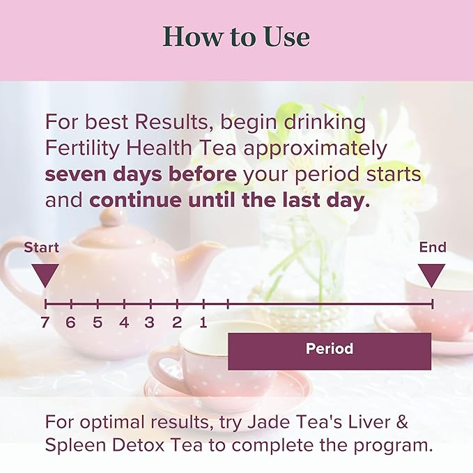 Jade Tea Organic Herbal Blend – Red Raspberry Leaf, Lady's Mantle, Red Clover, Chamomile & Damiana – Fair Trade, Made in USA