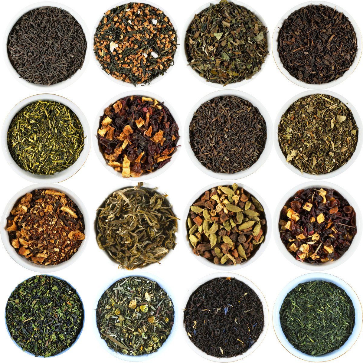 Beantown Tea & Spices - Tea Sampler Value Pack. 30 Gourmet Loose Leaf Tea Samplers & 100 Filters. Variety Pack. Great Gift Idea and Stocking Stuffers. Green, White, Black and Herbal Teas
