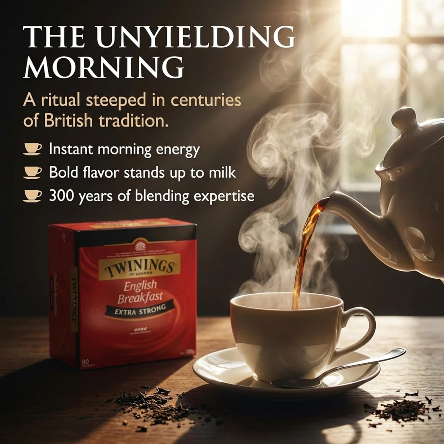 Twinings Extra Strong English Breakfast Tea Bags 80s