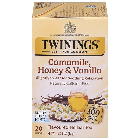 Twinings Tea Chamomile Honey and Vanilla Tea, 20 ct