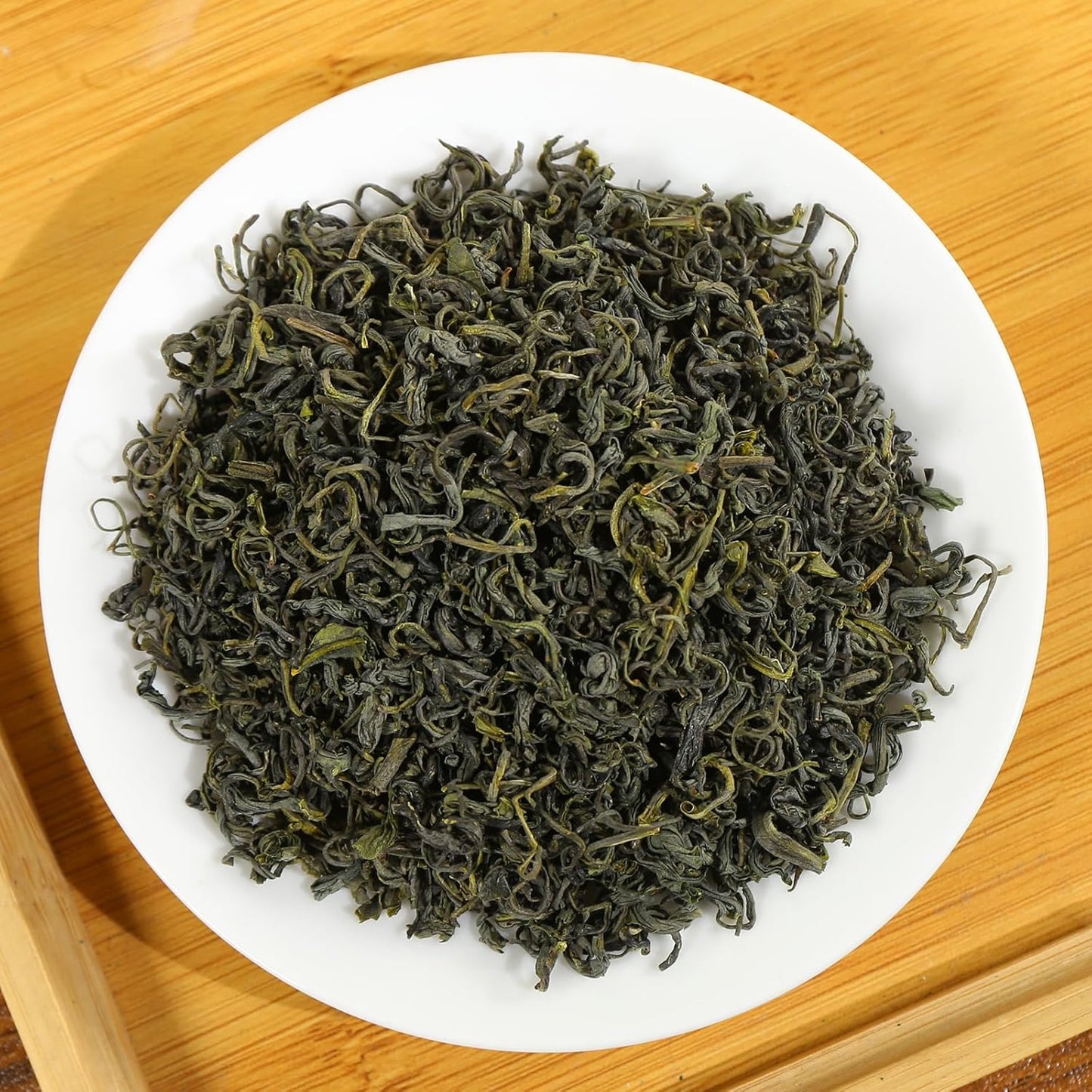 FullChea - Maojian - Chinese Yunwu Green Tea - Green Tea Loose Leaf - Mao Jian Tea - Refreshing Brisk - Improve Focus (8.8oz / 250g)