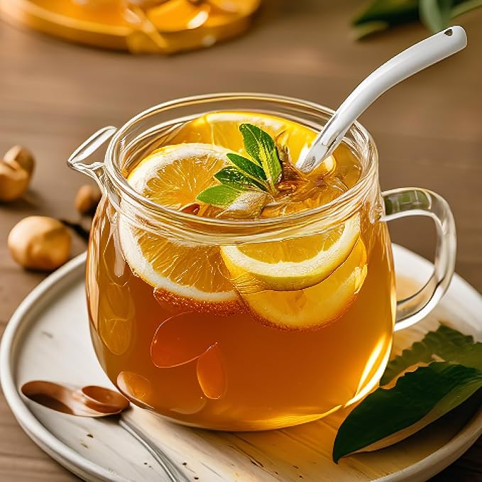 110g/3.9Oz Lemon Ginger Tea Bags, 50 Teabags - Pleasantly Spicy & Warming - Non-GMO - Caffeine-free