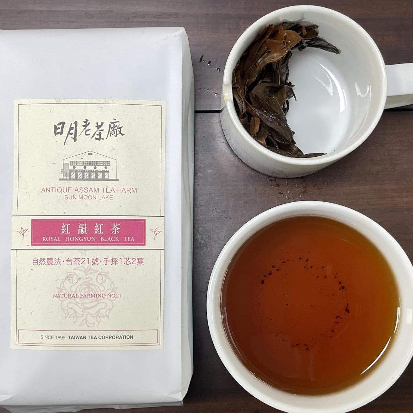 TTC TTES No.21 (Honyun) Large-Leaf Black Tea, 150g × 4, Taiwan Black Tea