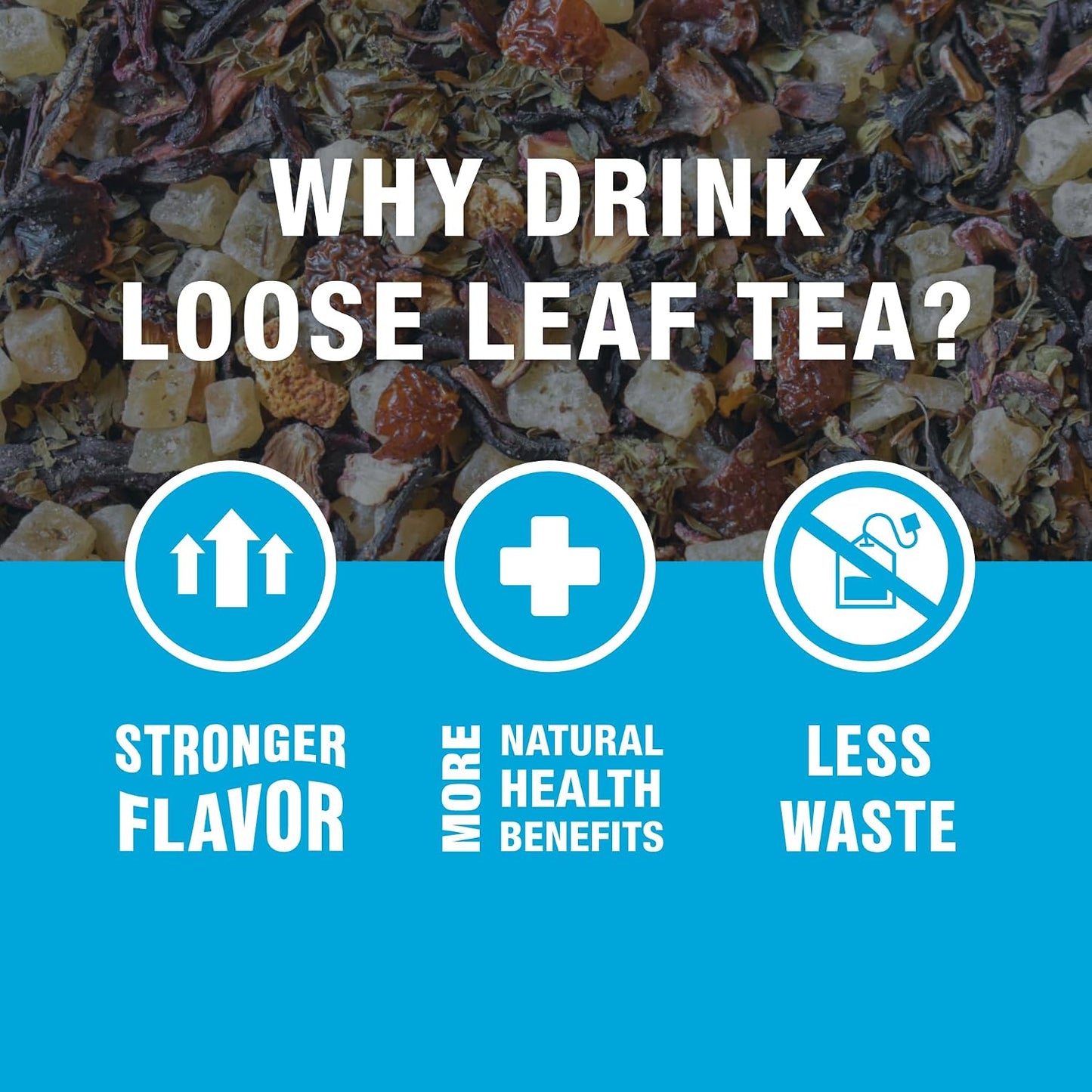 Tiesta Tea - Strawberry Lemonade, Loose Leaf, Strawberry Lemon Herbal Tea | Premium Non-Caffeinated Fruit Blend, Make Hot or Iced &amp; Brews Up to 25 Cups, 2 Ounce Resealable Pouch