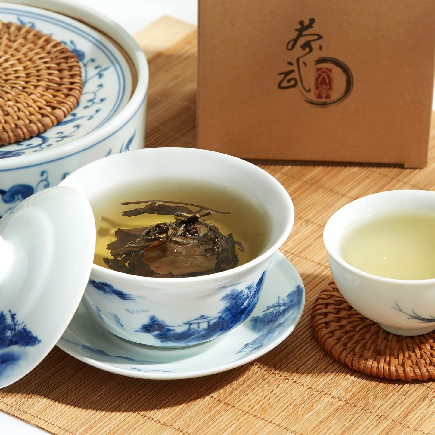 ChaWuWarmSun [B] White Tea Dragon Ball, 5oz/142g Aged FuDing ShouMei | Aged Vintage Bai Cha. Compressed Whole Leaf Balls With Mellow Honey Aroma. Convenient Single Serving.