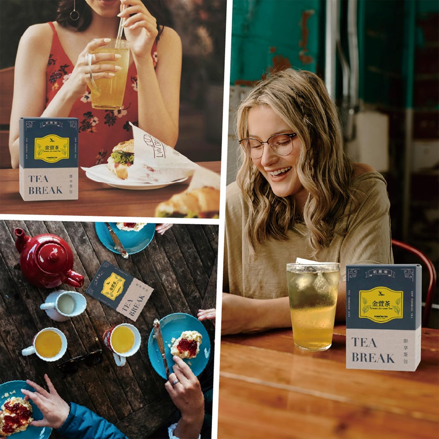 Fonming Tea Jin Xuan Tea Bag - Premium Milk Oolong Tea/Jin Xuan/Jinxuan Oolong Tea/Taiwan Milky Oolong Tea/High Mountain Tea/12 Individually Wrapped Tea Bags/lower caffeine