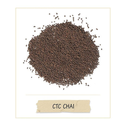 BREWIX, Premium CTC Assam Black Tea (125+ Cups, 8.82oz/250g) Strong and Full Bodied Loose Leaf Tea | For Kombucha, Indian Milk Tea, Iced Tea & English Breakfast Tea