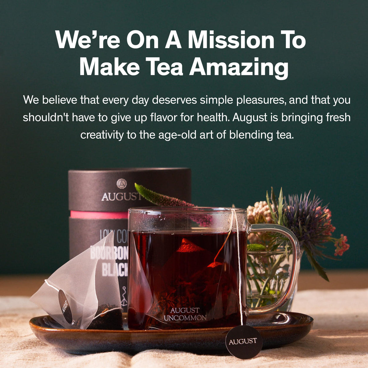 August Uncommon Tea August Uncommon Low Country Bourbon Sugar Black Tea (1.75oz Pouch)