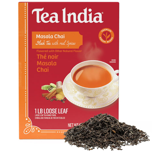 Tea India Masala Black Tea, Loose Leaf, 1 LB