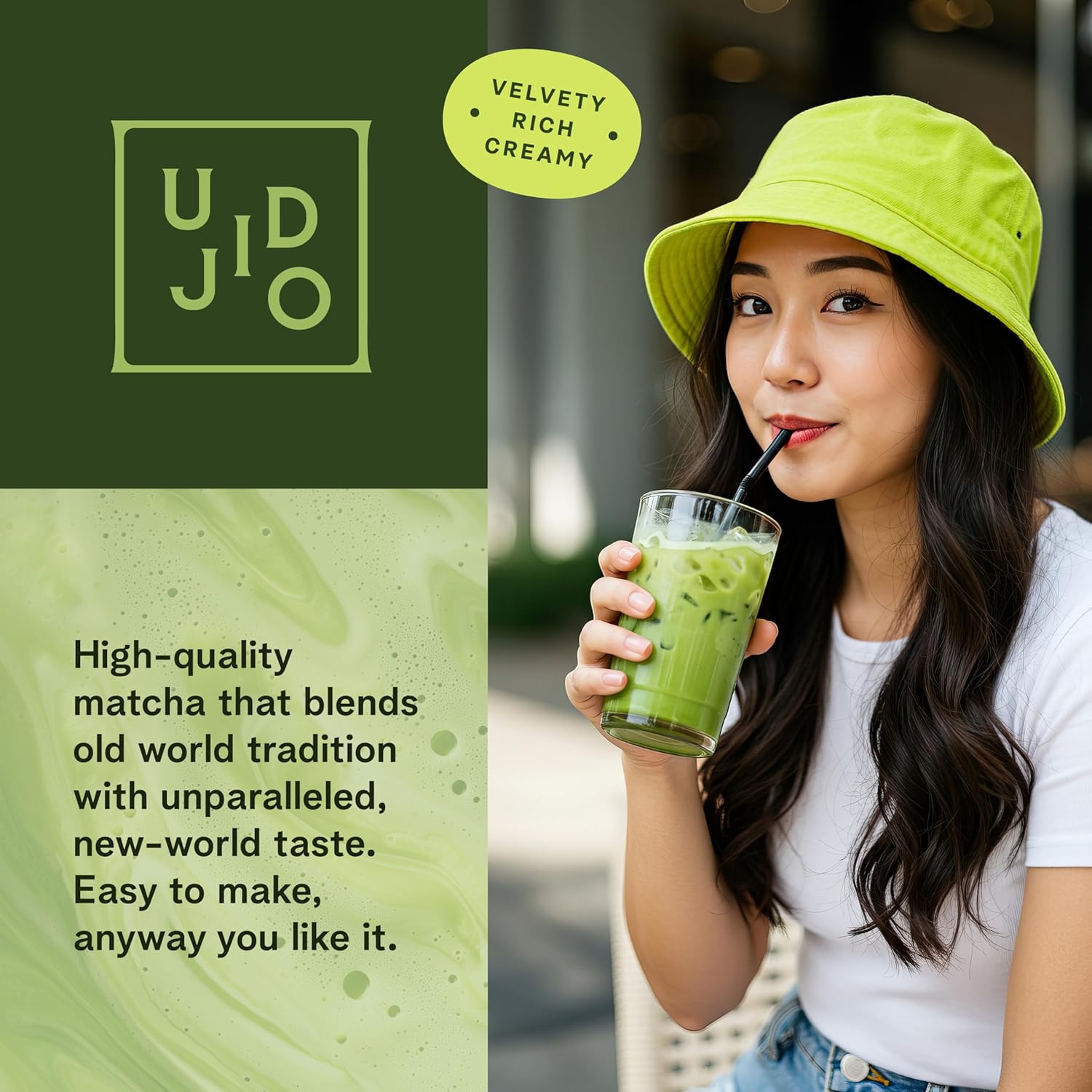 Ujido Summer Harvest Culinary Matcha, 2 oz., 46 Servings – Culinary Grade Japanese Matcha Powder – Gluten Free & Keto Friendly – Smooth, Mellow Flavor – for Teas, Lattes, Cooking, & Baking