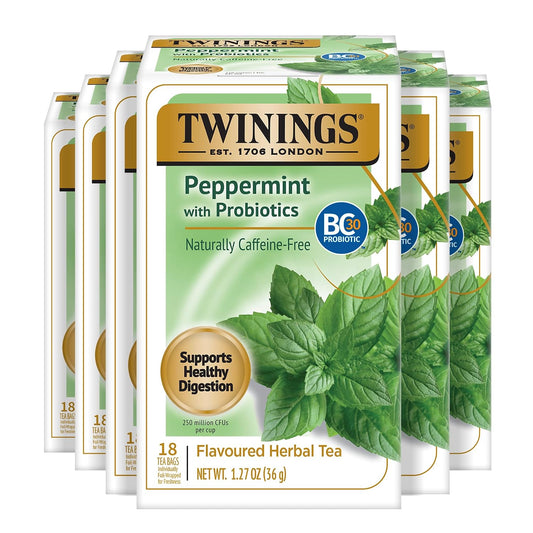 Twinings Peppermint with Probiotics Herbal Tea