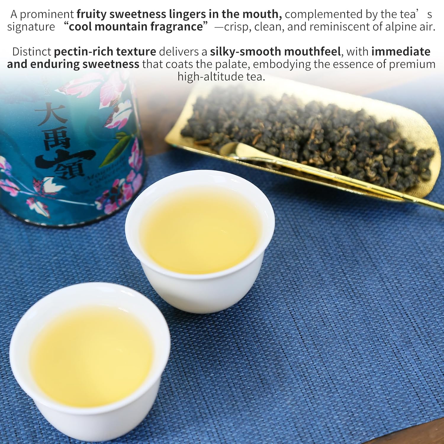 Yuexi Dayuling Oolong Tea Loose Leaf Dayuling Tea Taiwan Tea High Mountain Oolong Tea Da Yu Ling Taiwan Gaoshan Ulong 台湾高山茶 大禹岭 台湾茶 乌龙茶 150g/5.29oz