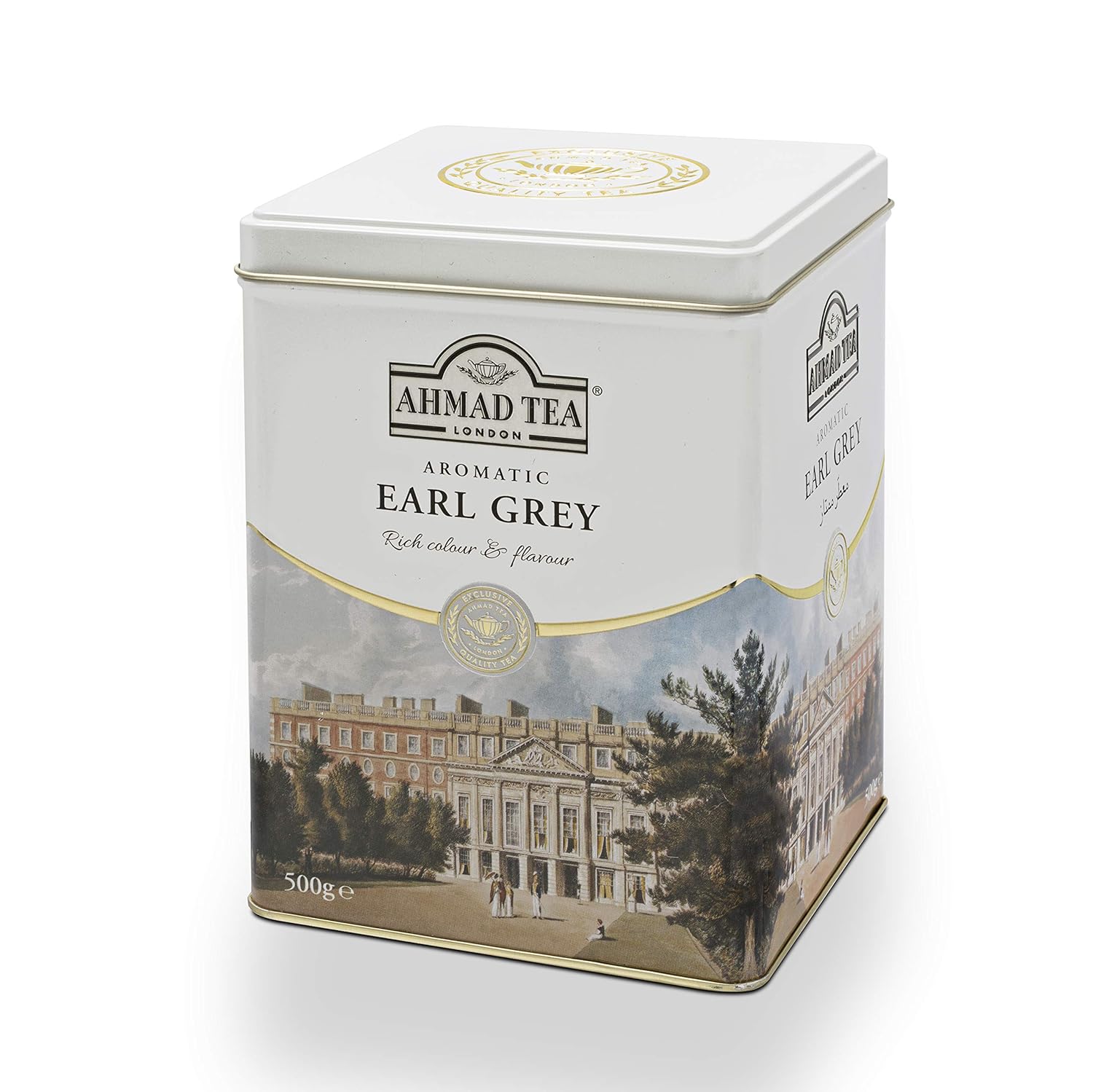 Ahmad Tea Earl Grey Aromatic Loose Tea, Ceylon Caddy, 17.6 Oz