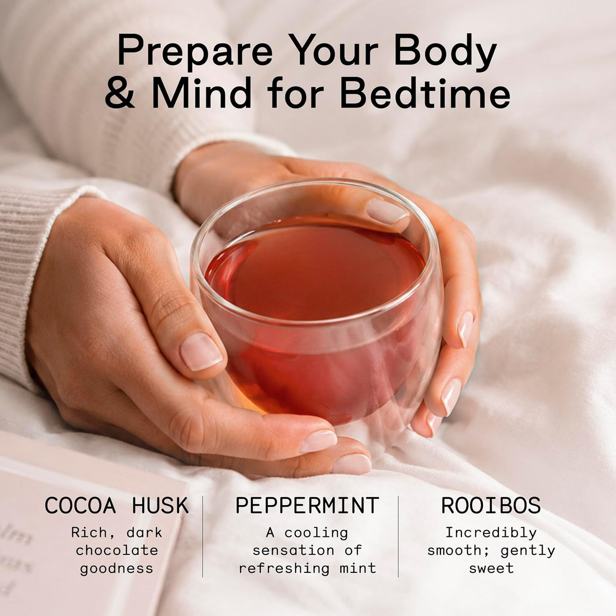 Firebelly Tea After Dinner Mint, Organic Chocolate &amp; Mint Tea with Valerian Root, Loose Leaf Herbal Tea, Caffeine-Free, Chocolate Mint Tea for Your Evening Routine, 3.5 oz, Pack of 1