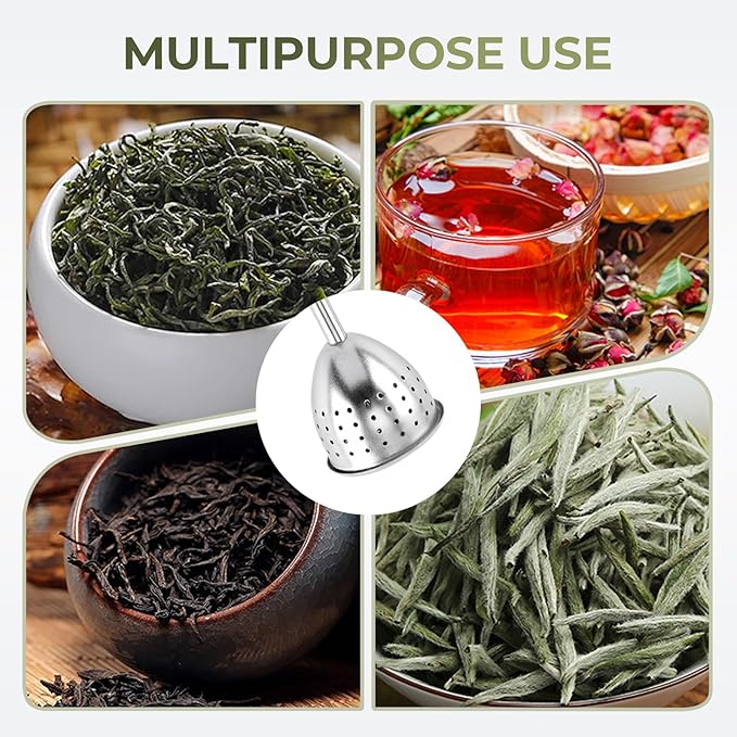Stainless Steel Tea Diffuser,2025 New Tea Strainer Tea Infuser for Loose Leaf Tea,Creative Tea Spoon With Handle,Fine Holes Tea Interval Filter
