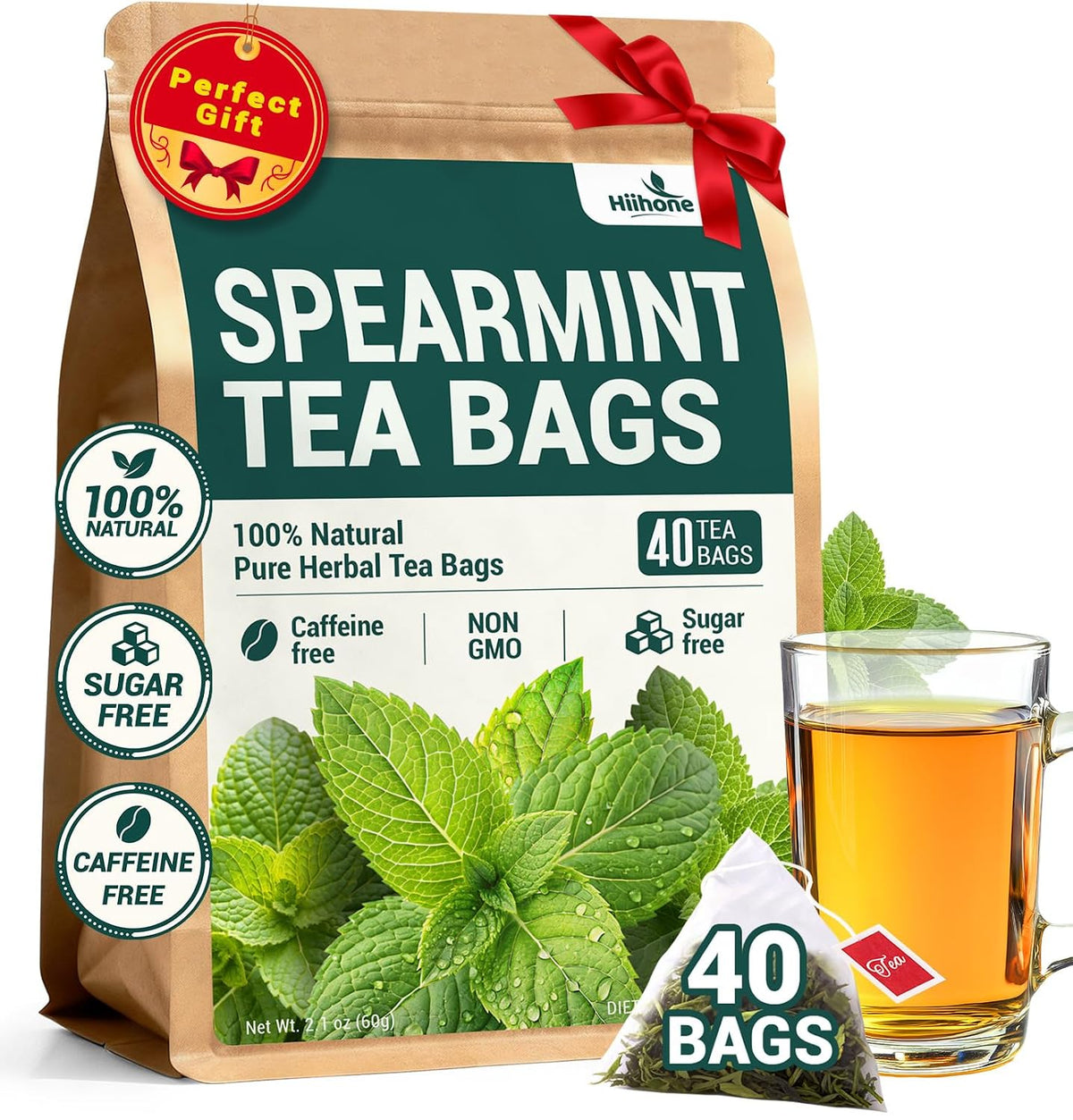 Spearmint Leaf Herbal Tea - Caffeine Free