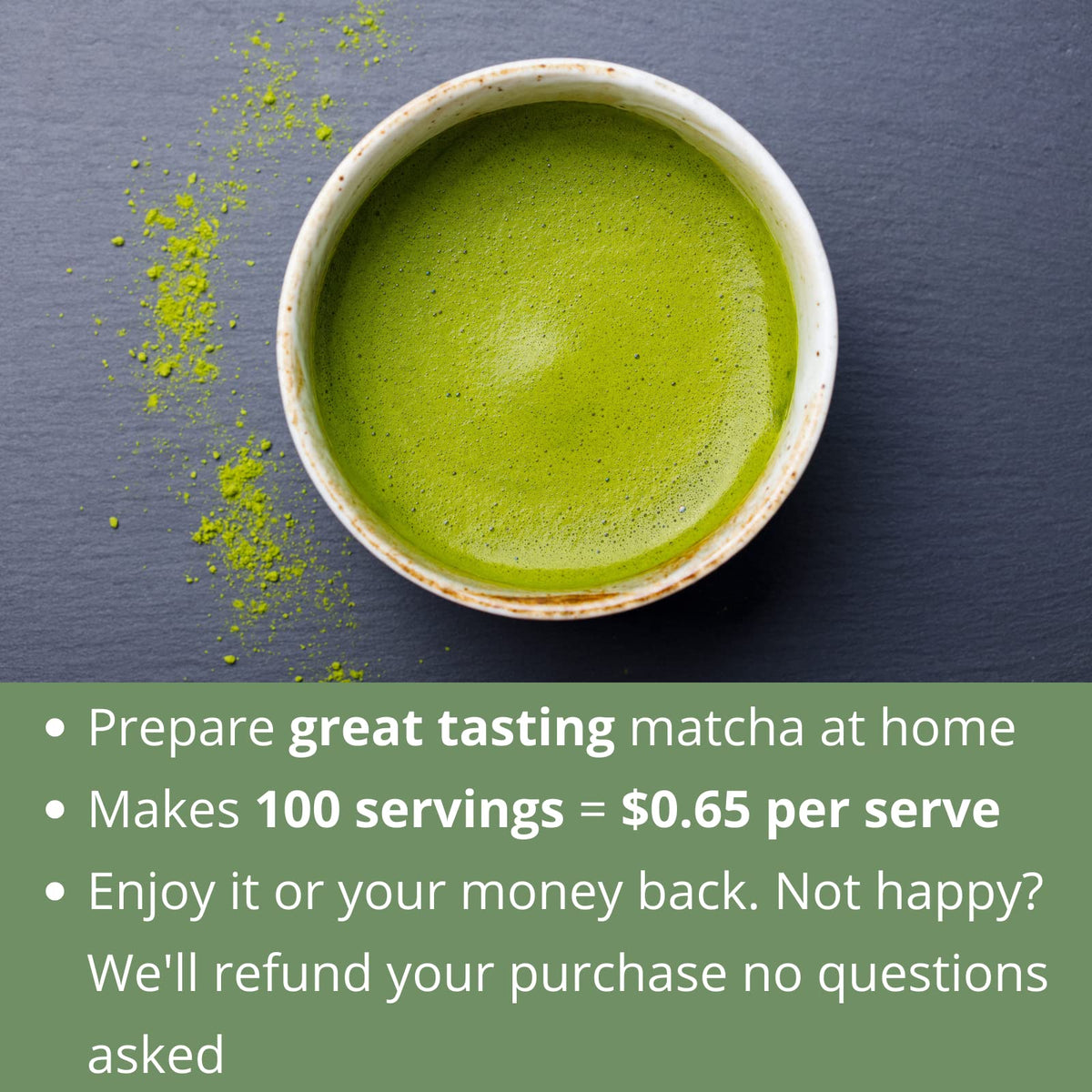 Kenko Tea Matcha Green KENKO Matcha Green Tea Powder [USDA Organic] Ceremonial Grade, Authentic, First Harvest, Quality