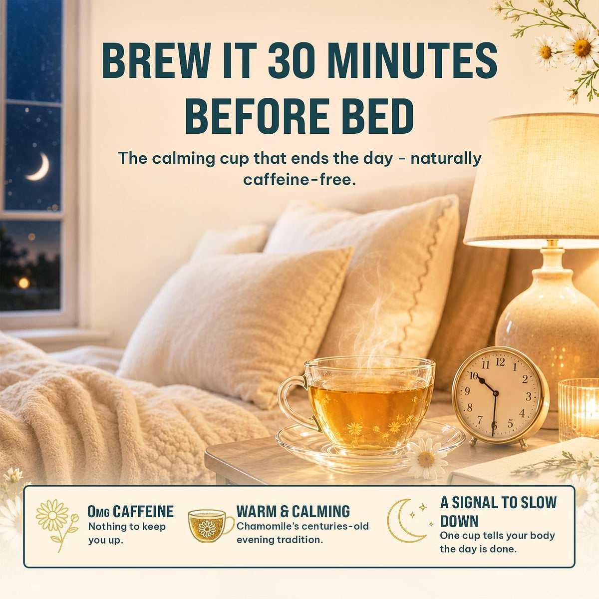 Organic Chamomile Tea — 100 Tea Bags | Organic Herbal Tea From Single Origin | Eco-Friendly Tea Bags | Non-GMO Caffeine Free Tea With Zero Sugar | Cederberg Tea Company