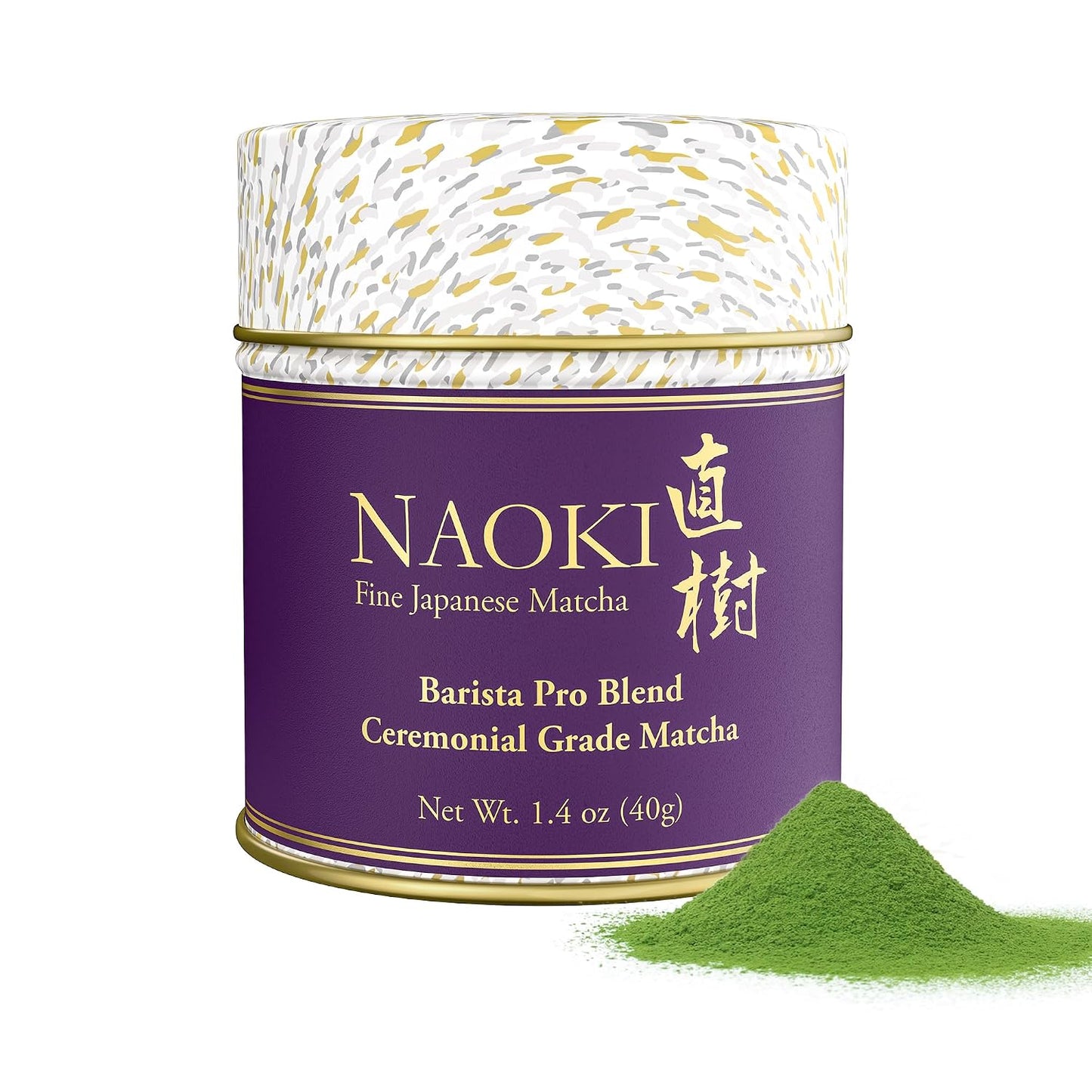 Naoki Matcha Barista Pro Blend Matcha, 40g/1.4oz | Authentic Japanese Ceremonial Grade First Harvest Matcha Green Tea Powder from Japan