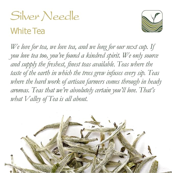 Silver Needle White Tea - 100 Procent Pure Buds - Baihao Yinzhen Chinese Silver Tip Bai Hao Yin Zhen 40g