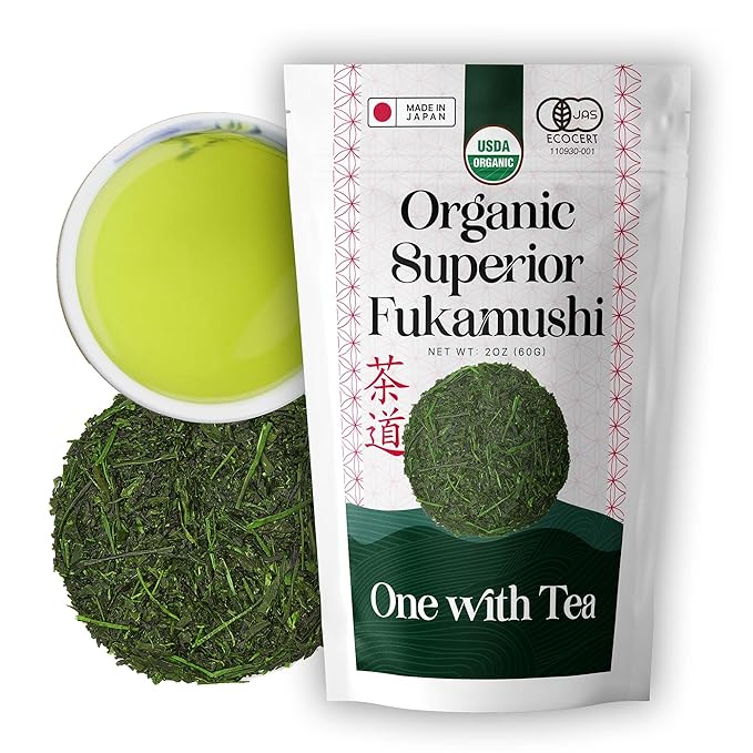 One with Tea Organic Fukamushi Sencha loose leaves (Fukamushi-Sencha)