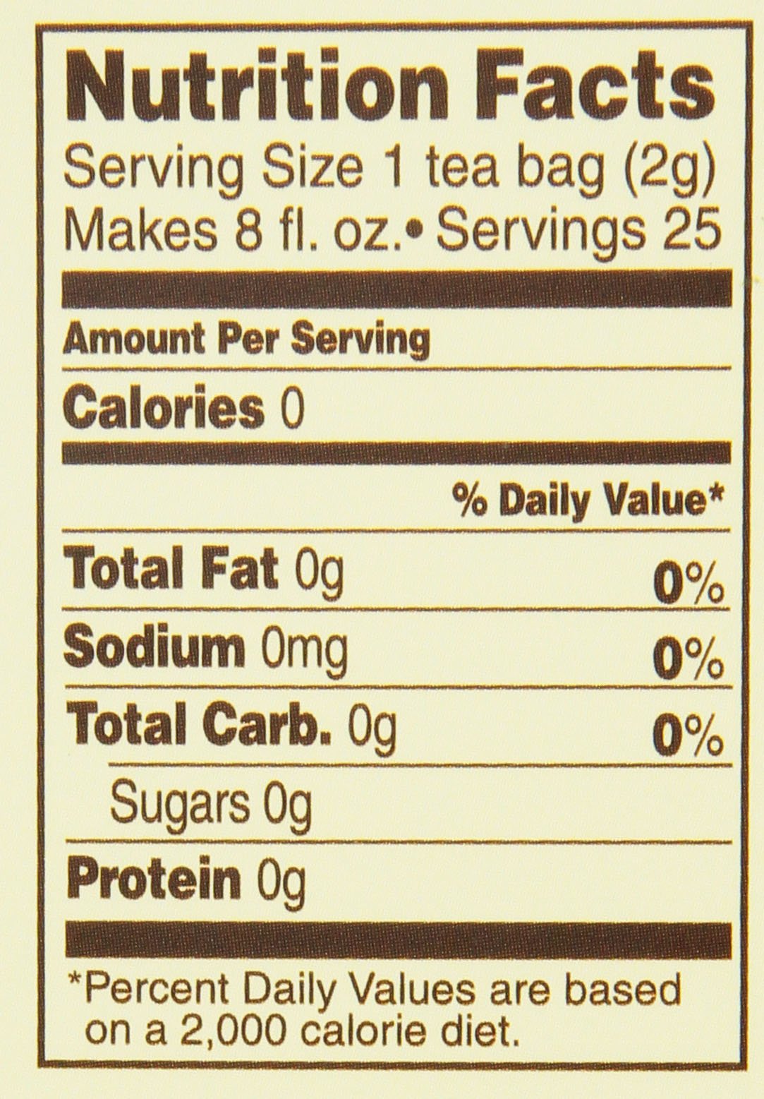 Celestial Seasonings Herbal Tea, Lemon Zinger, 25 Count, (Pack of 6)