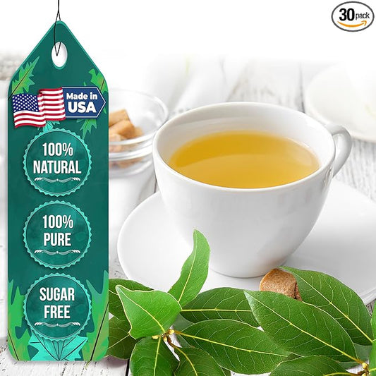 USA Fresh Bay Needle Tea – 100% Pure, Wild-Harvested Herbal Loose Leaf Tea, Refreshing Forest Aroma, Caffeine-Free, Grown and Packed in the USA (35 Leaves)