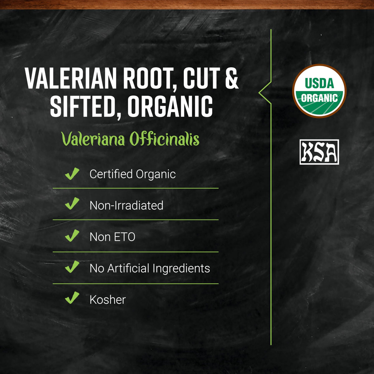 Frontier Co-op Organic Valerian Root, Cut and Sifted, Kosher Certified, 16 Oz, Bulk Bag - For Teas, Stews and Soups, and Skin