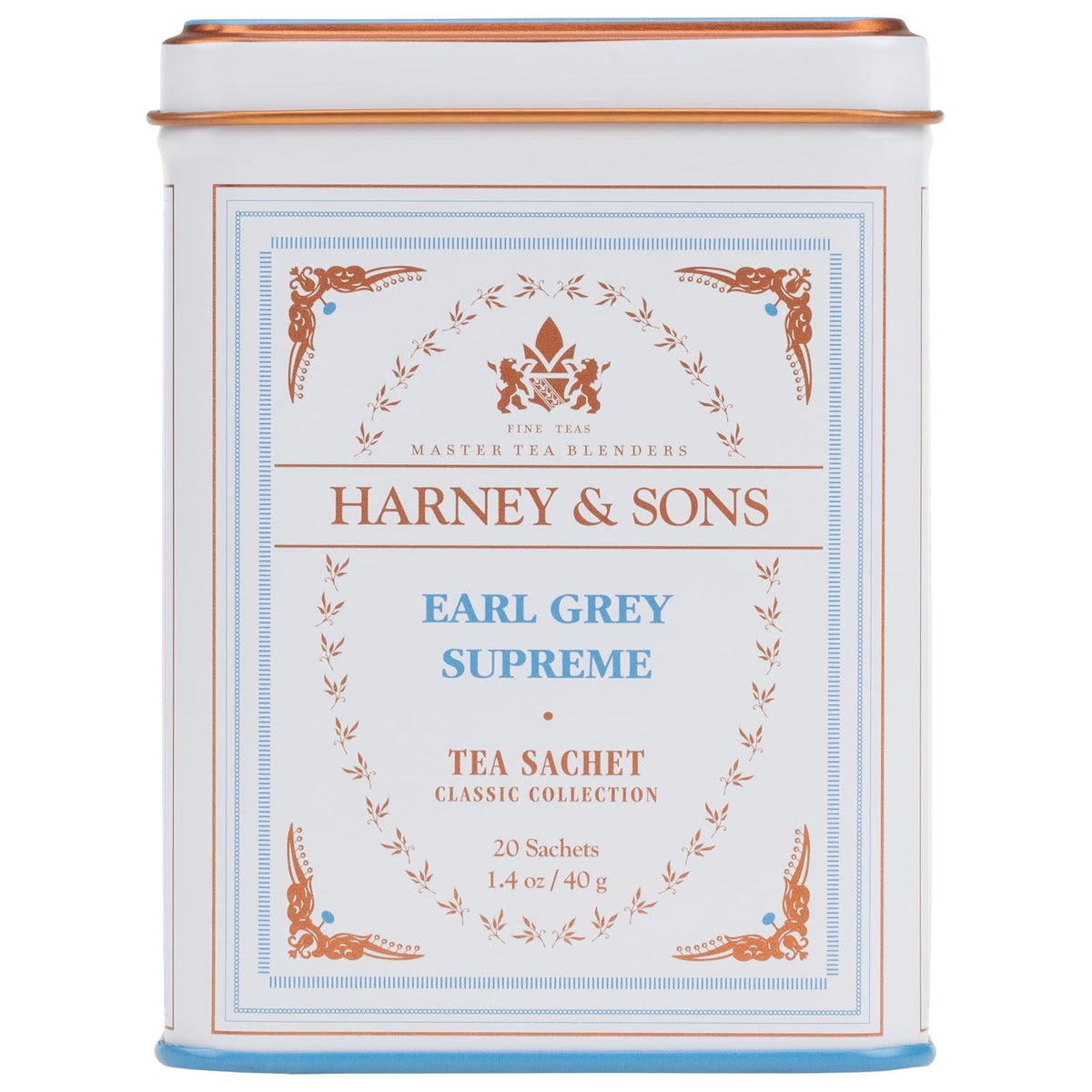Harney &amp; Sons Earl Grey Supreme, Black Tea, 20 Sachets