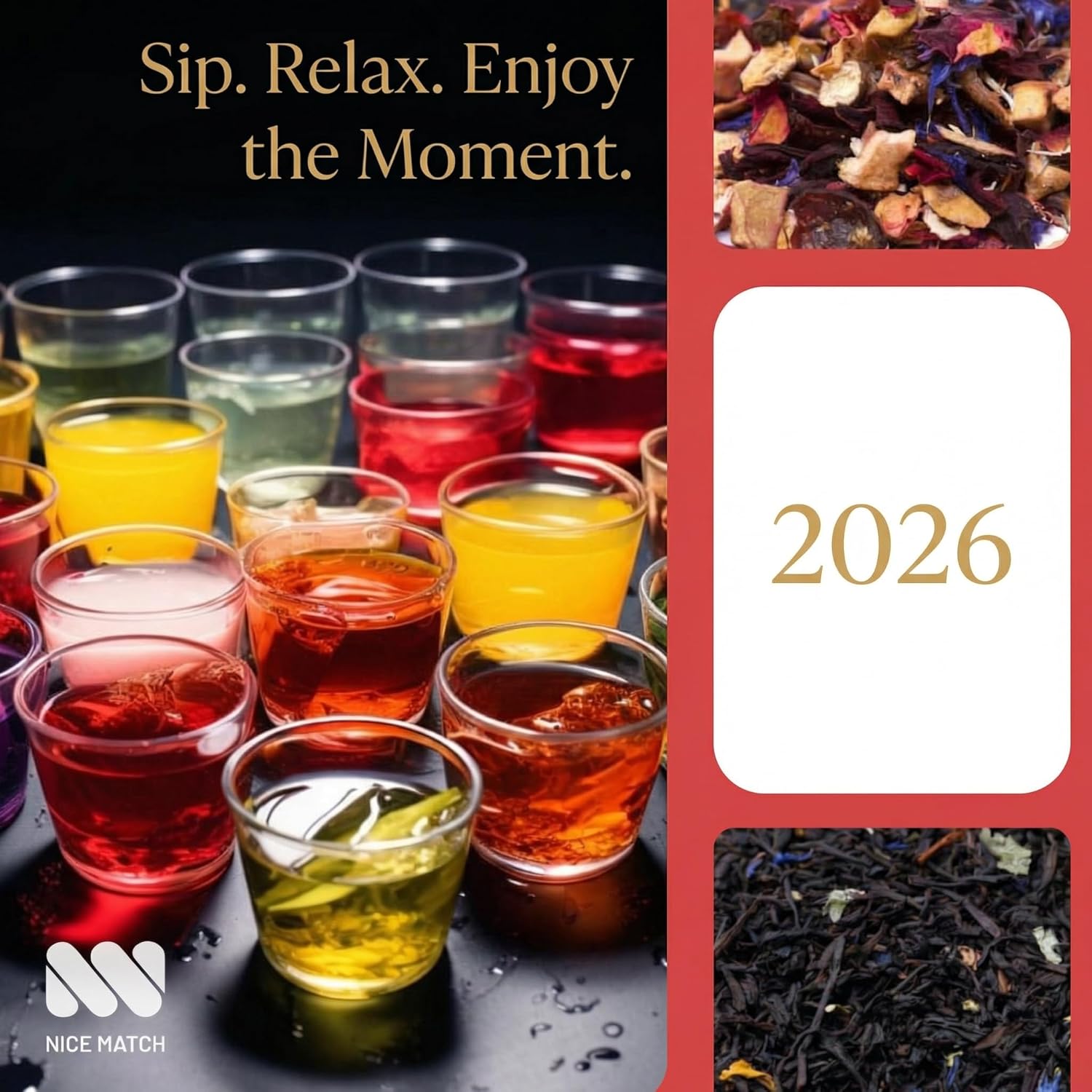 Carnival Mixed Fruit Tea Blend – Loose Leaf Herbal Tea with Strawberry, Apple, Peach, Raspberry, Blackcurrant, Hibiscus, Orange Peel, Lime & Rosehip - Caffeine Free & Antioxidant-Rich - 50g Tin, 18–20 Cups