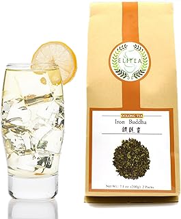 ELITEA Prime Quality Oolong Tea Loose Leaf Monkey Picked, Tie Guan Yin Famous Chinese Tea Bulk 7.1 Ounce Bag