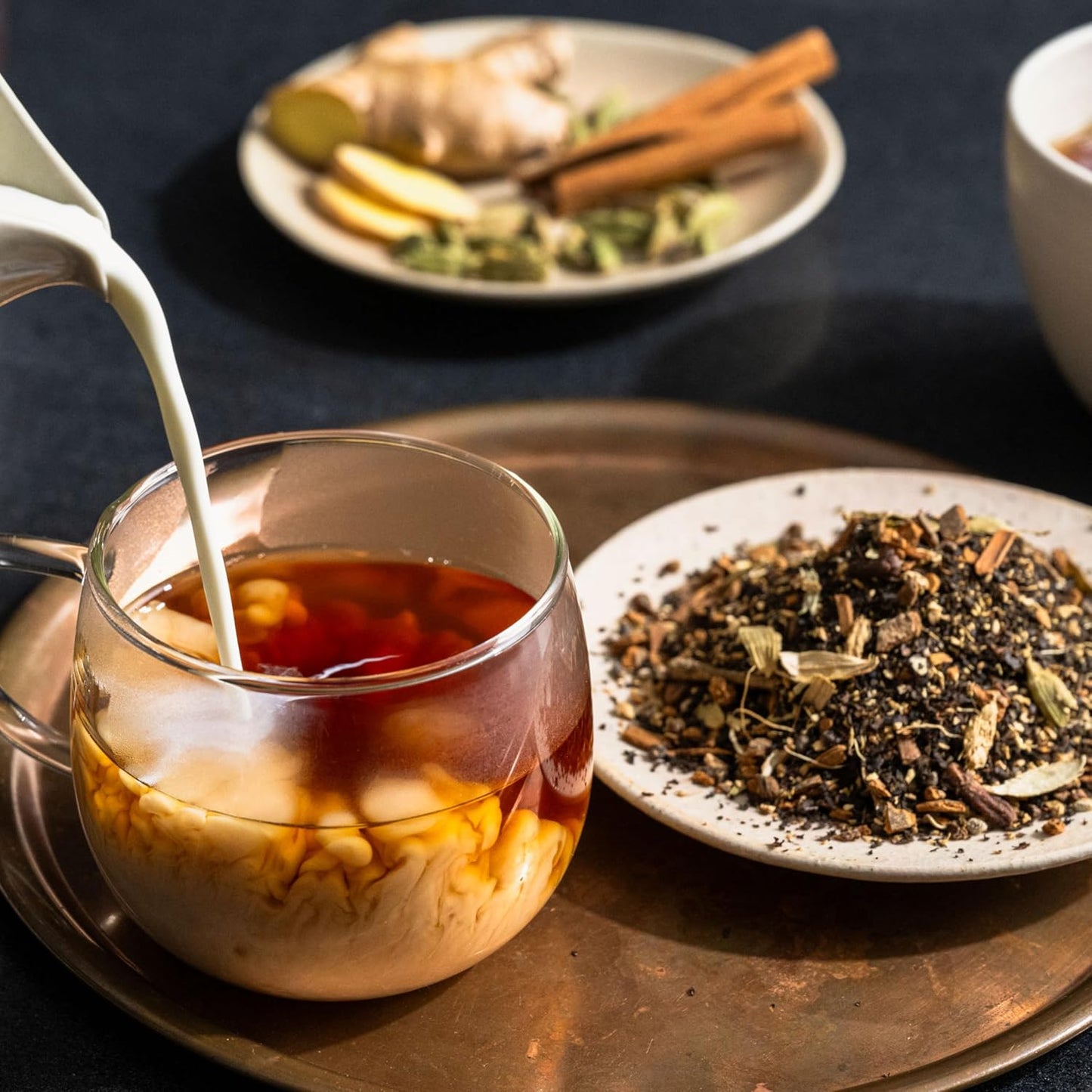 Rishi Tea Masala Chai Organic Black Loose Leaf Tea, Caffeinated, 1lb | Spiced Assam Black Tea with Whole Spices, Energizing and Warming, Sustainable, 37+ Servings