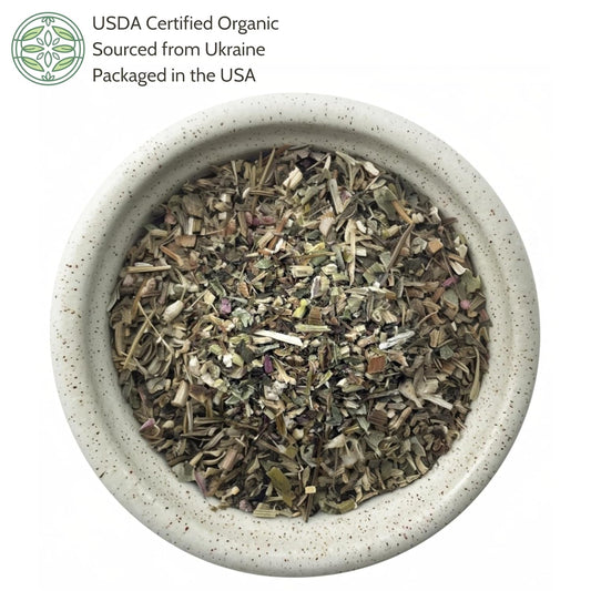 Organic Echinacea Purpurea 4 oz. (113g), USDA Certified Dried Echinacea Tea, Premium Quality Herb, Purple Coneflower, Cut &amp; Sifted