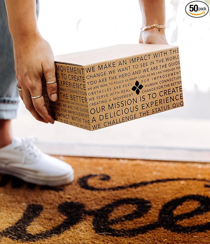 Art of Tea | Assorted Tea Bags Sampler Caffeinated and Non-Caffeinated| 50 Count Sampler Tea Set