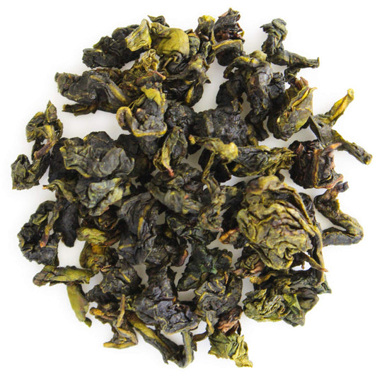 Teabloom Organic Oolong Tea, Milky Oolong Loose Leaf Tea, Rolled Leaves Famous for its Milky Taste and Silky Texture, 3.53 oz/100 g Canister Makes 35-50 Cups