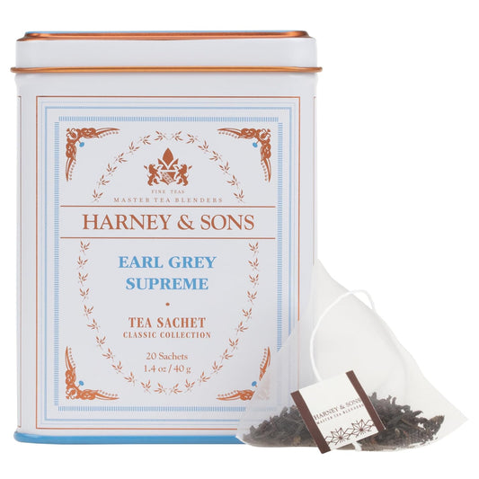 Harney &amp; Sons Earl Grey Supreme, Black Tea, 20 Sachets