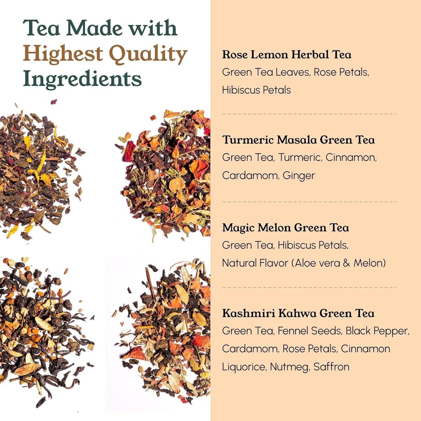 Teaniru, Grandeur Tea Gift Bundle | Assortment Of Premium Loose Leaf Blends And Pyramid Tea Bags | Tea Lovers Gift