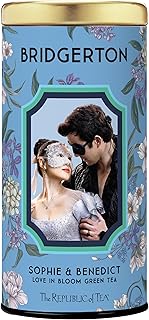The Republic of Tea — Bridgerton Sophie & Benedict Love in Bloom Green Tea, 36 Tea Bags