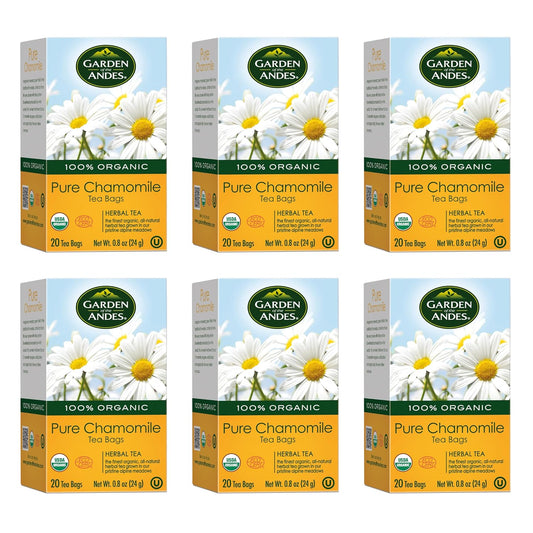 Garden of the Andes Kosher Organic Chamomile Herbal Tea