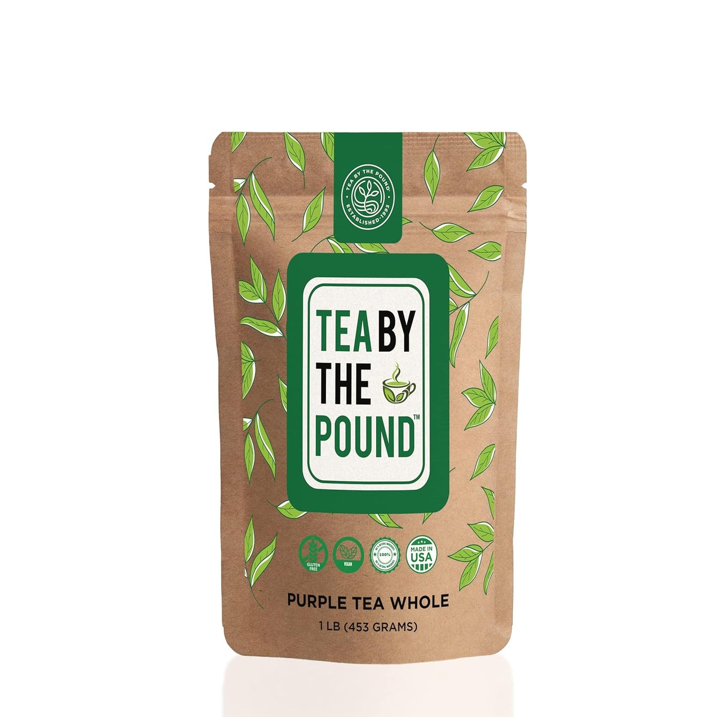 Purple Tea from Kenya 1lb (453 Grams)| Natural | Low Caffeine | Natural Health & Wellness Support in a Rich | Premium | Sustainable | non-GMO