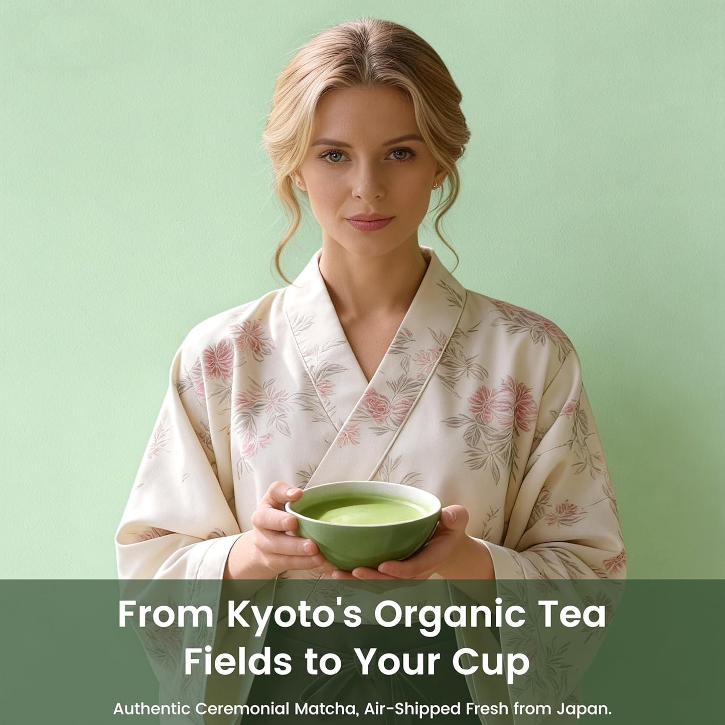 Ceremonial Grade Uji Matcha Powder - Stone-Ground from Kyoto Japan, Umami-Rich for Tea Ceremony Vibrant Green (1.06oz/30g) Zero Sugar Vegan 0 Calories (1.06oz/30g （Uji Matcha）)