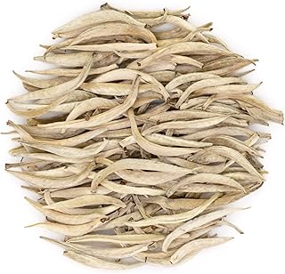 Oriarm Imperial Yunnan Silver Needle White Tea Loose Leaf - Bai Hao Yinzhen Chinese Silver Tips Tea- Caffeine Level Low - 1000g (35.3-ounce) (4 x 250g Bags)