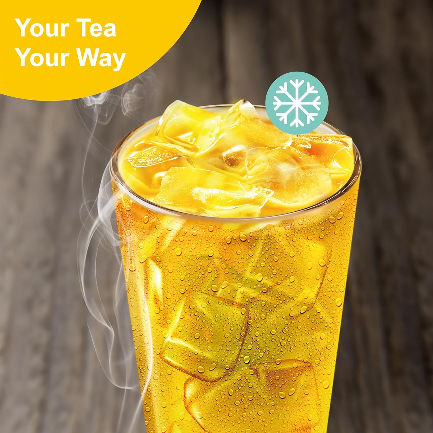 J WAY Passionfruit Iced Green Tea 2.2 Lb (1 Count), Powdered Instant Green Tea Drink Mix Packets, Makes Blended Frappe, Smoothie Drinks