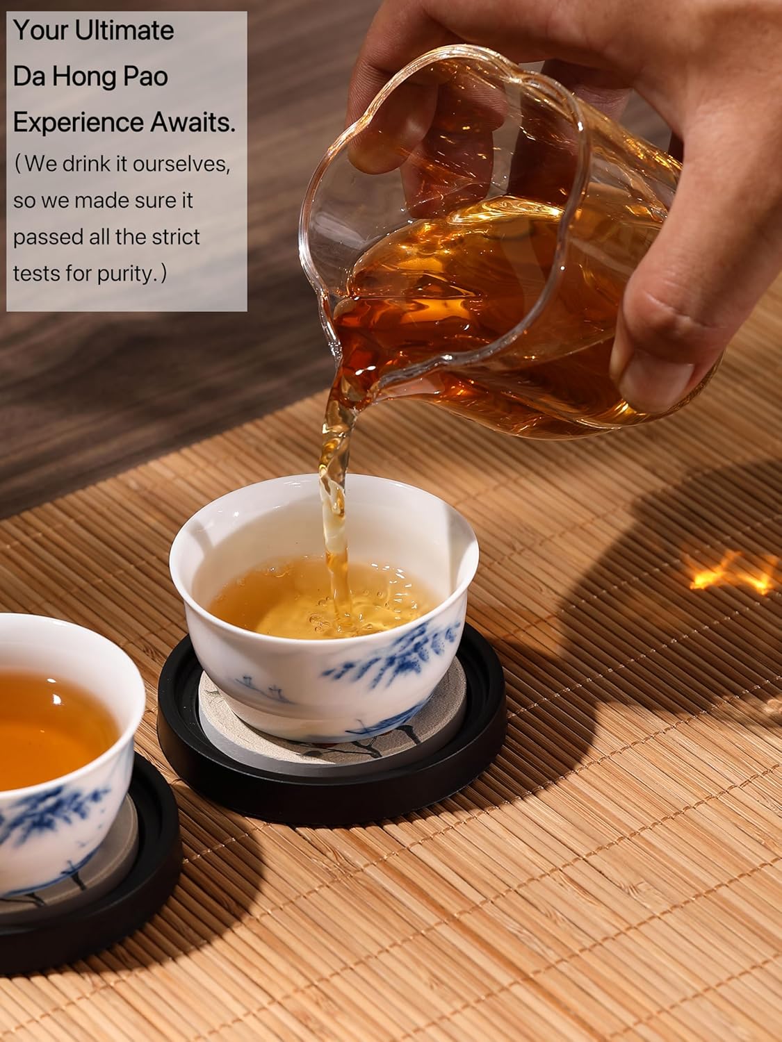 luoptea Da Hong Pao Rock Oolong Tea with Floral Aroma- Handcrafted Premium Oolong Loose Leaf from our Own Family Tea Garden in Wuyi Mountain, China -Handpicked & Charcoal Roasted for Rich（150g）