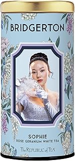 The Republic of Tea — Bridgerton Sophie Rose Geranium White Tea, 36 Tea Bags