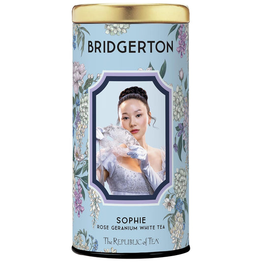 The Republic of Tea — Bridgerton Sophie Rose Geranium White Tea, 36 Tea Bags